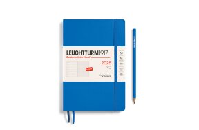 LEUCHTTURM WEEKLY PLANNER 2025 & NB A5 SC 12 MONTHS SKY 370757